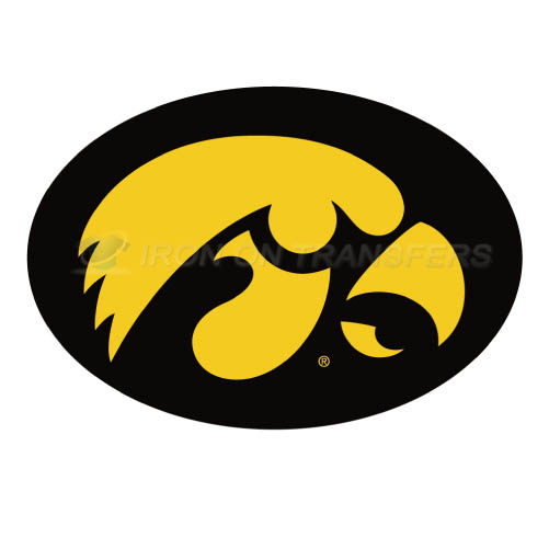 Iowa Hawkeyes Logo T-shirts Iron On Transfers N4652 - Click Image to Close